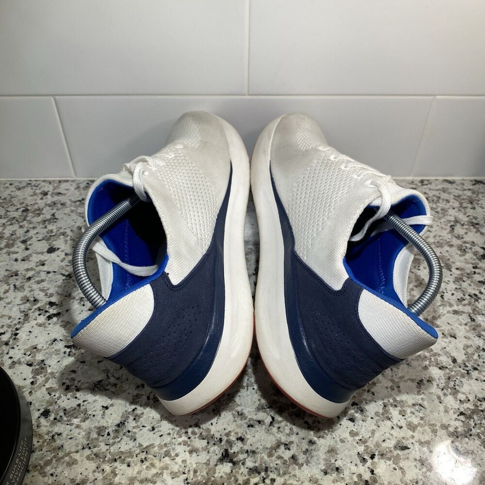Kizik Lima Men's Size 12 White Blue Hands Free Slip On Sneakers Shoes - Picture 6 of 8